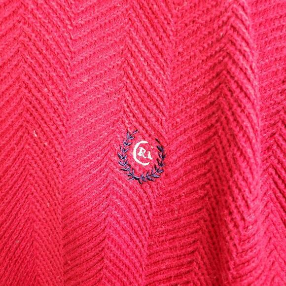 Vintage Chaps Ralph Lauren Sweater Mens XL Hand Framed Textured Cotton Heavy - Picture 3 of 11